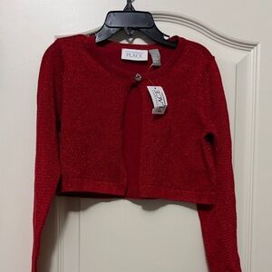 The Children's Place Sparkling Red Cardigan
